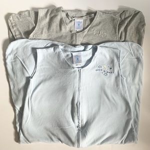 Halo Sleep Sacks, XL, Set of 2, Light Blue, Gray